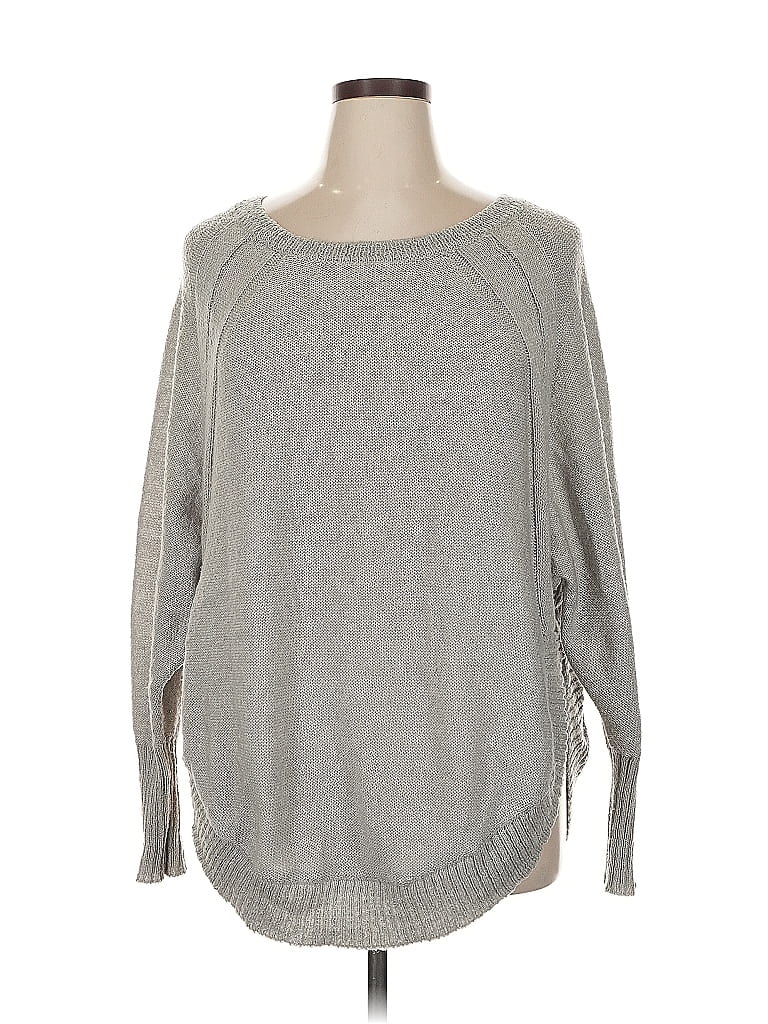 Pre-owned Express Pullover Sweater In Gray