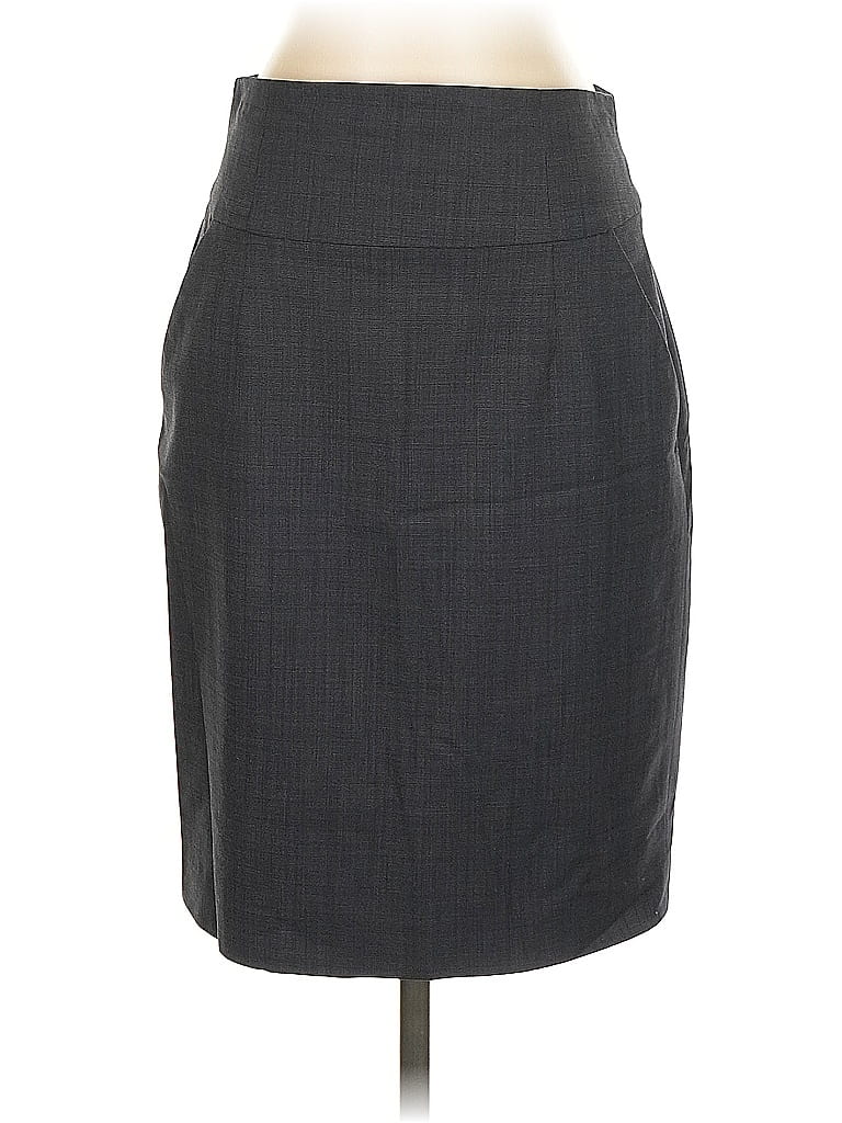 Pre-owned Banana Republic Wool Skirt In Gray