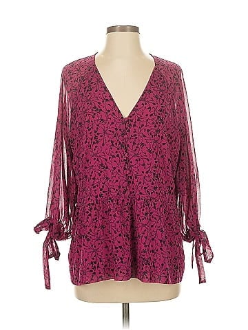 Kensie Long Sleeve Blouse (view 1)