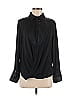 Gracia 100% Polyester Black Long Sleeve Blouse Size M - photo 1