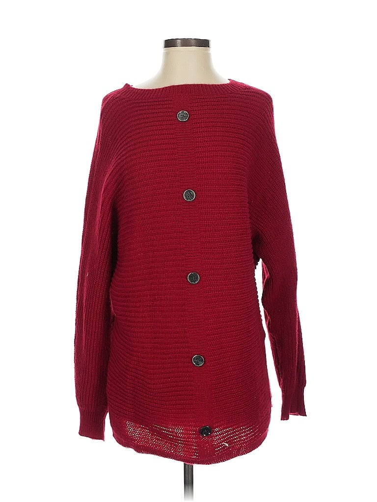 Pre-owned Shein Pullover Sweater In Red