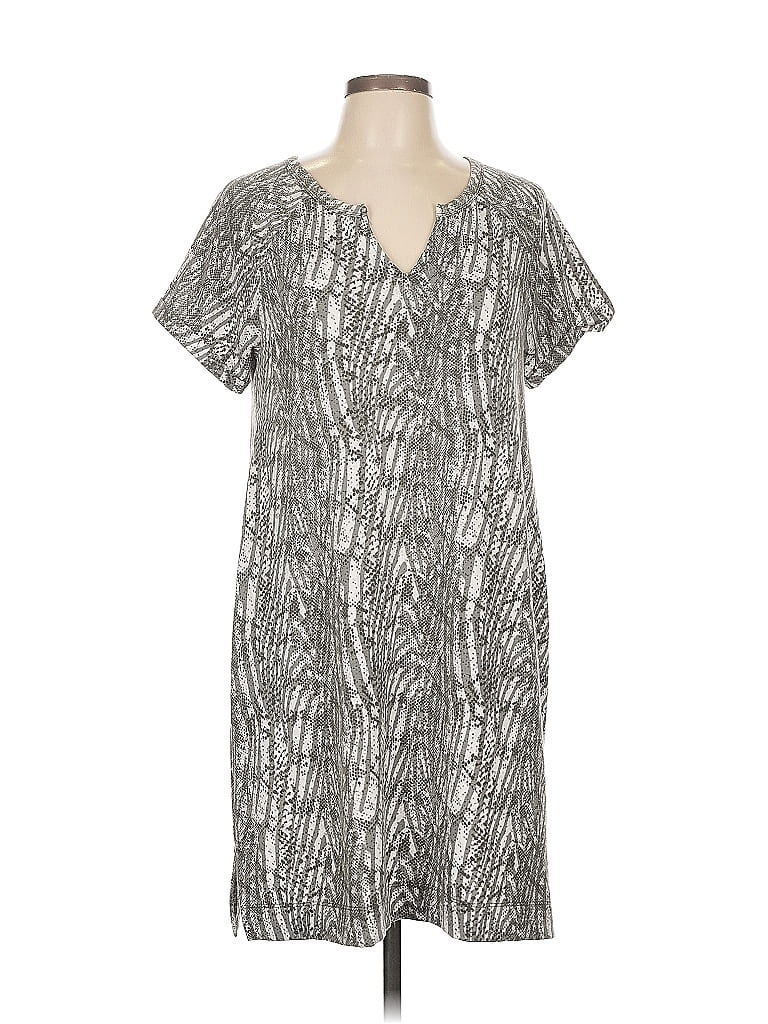 Pre-owned Cable & Gauge Casual Dress In Gray