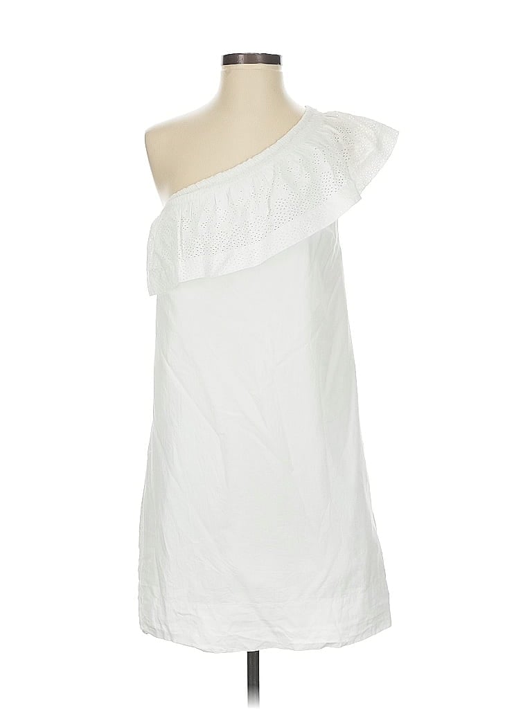Pre-owned J.crew Factory Store Casual Dress In White