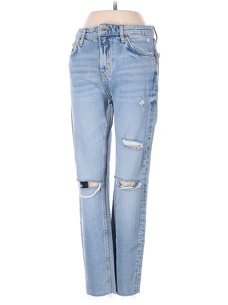 Pre-owned Zara Jeans In Blue