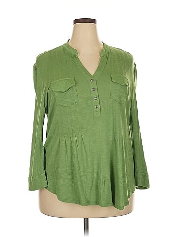 Wrangler Jeans Co 3/4 Sleeve Blouse (view 1)