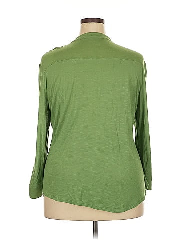 Wrangler Jeans Co 3/4 Sleeve Blouse (view 2)