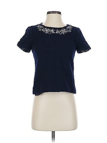 J.Crew Collection Short Sleeve Blouse (view 1)