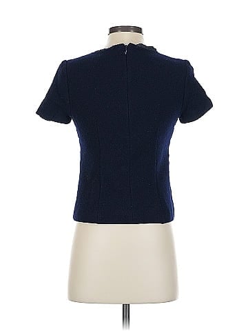 J.Crew Collection Short Sleeve Blouse (view 2)