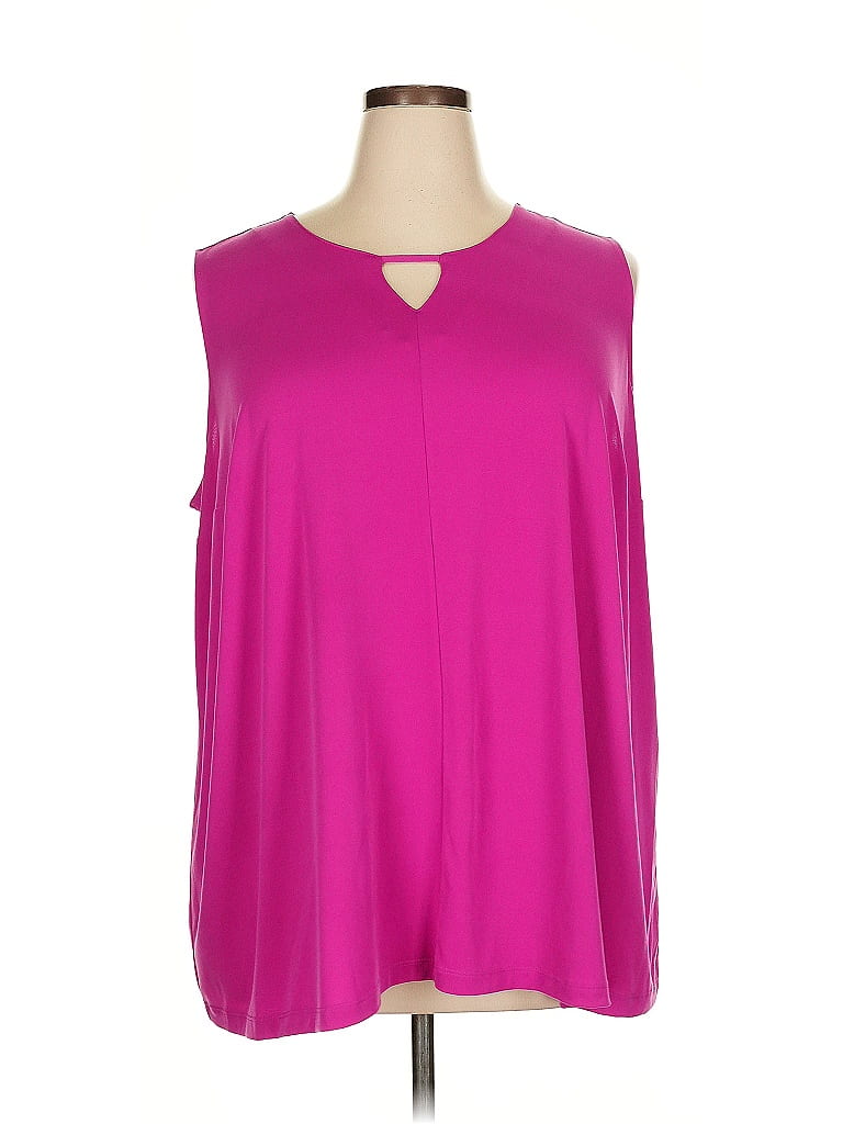 3020260 Pink Sleeveless Blouse