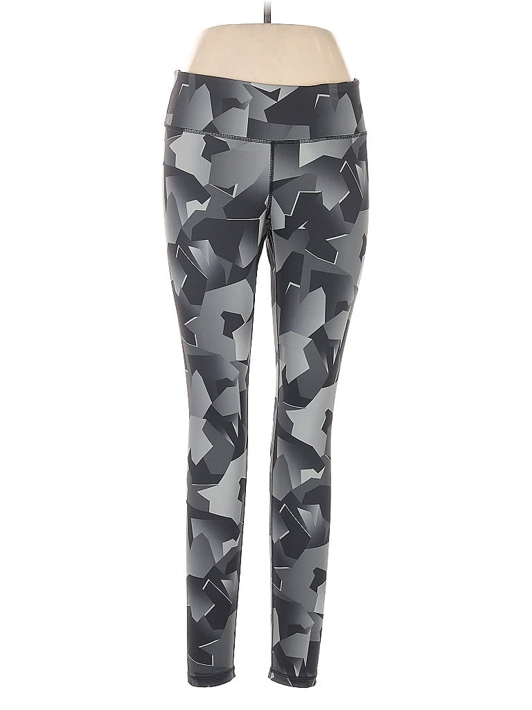 Pre-owned Reebok Active Pants In Gray