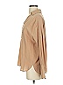 Back Label 100% Silk Tan 3/4 Sleeve Silk Top Size 00 - photo 5