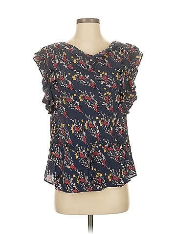 Odille Short Sleeve Silk Top (view 1)