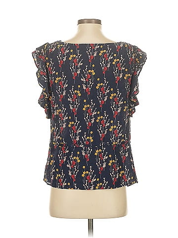 Odille Short Sleeve Silk Top (view 2)