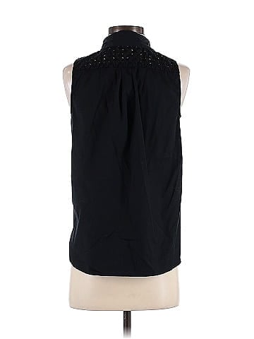 Ann Taylor Sleeveless Button-Down Shirt (view 2)