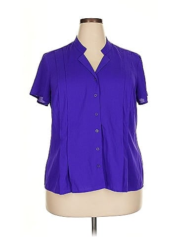 Dana Buchman Short Sleeve Blouse (view 1)
