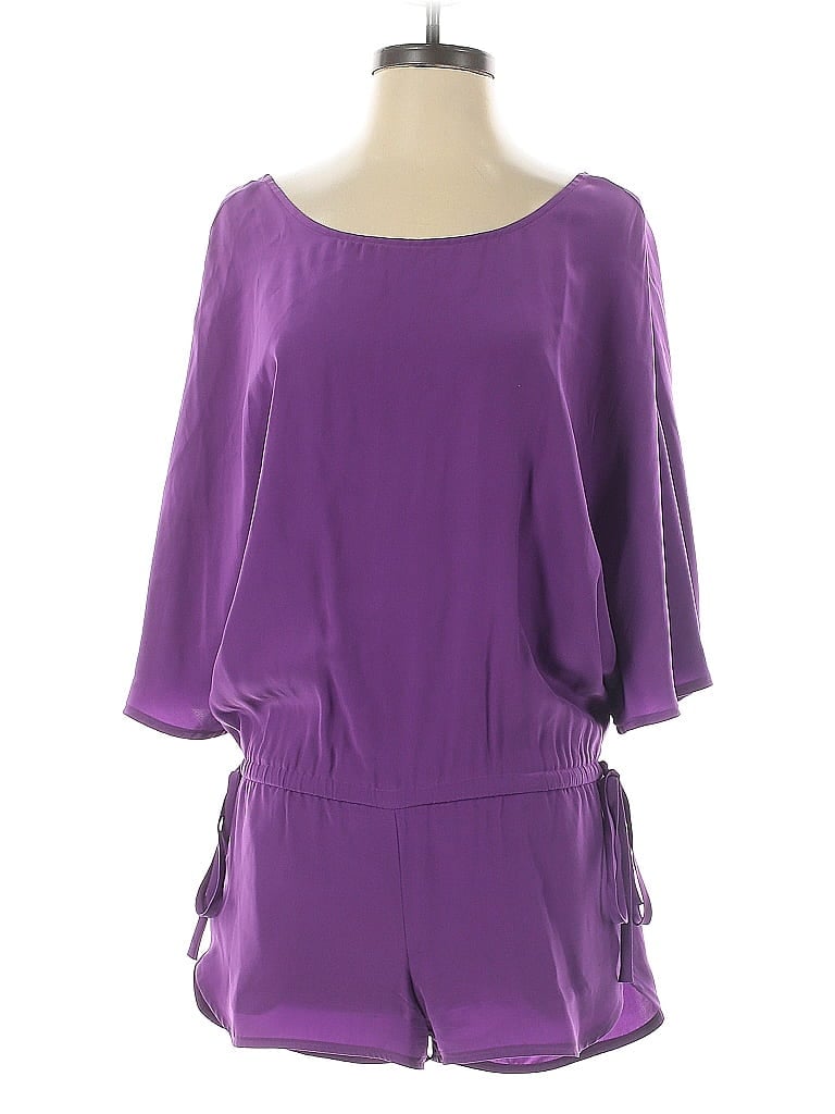 Pre-owned Haute Hippie Romper In Purple