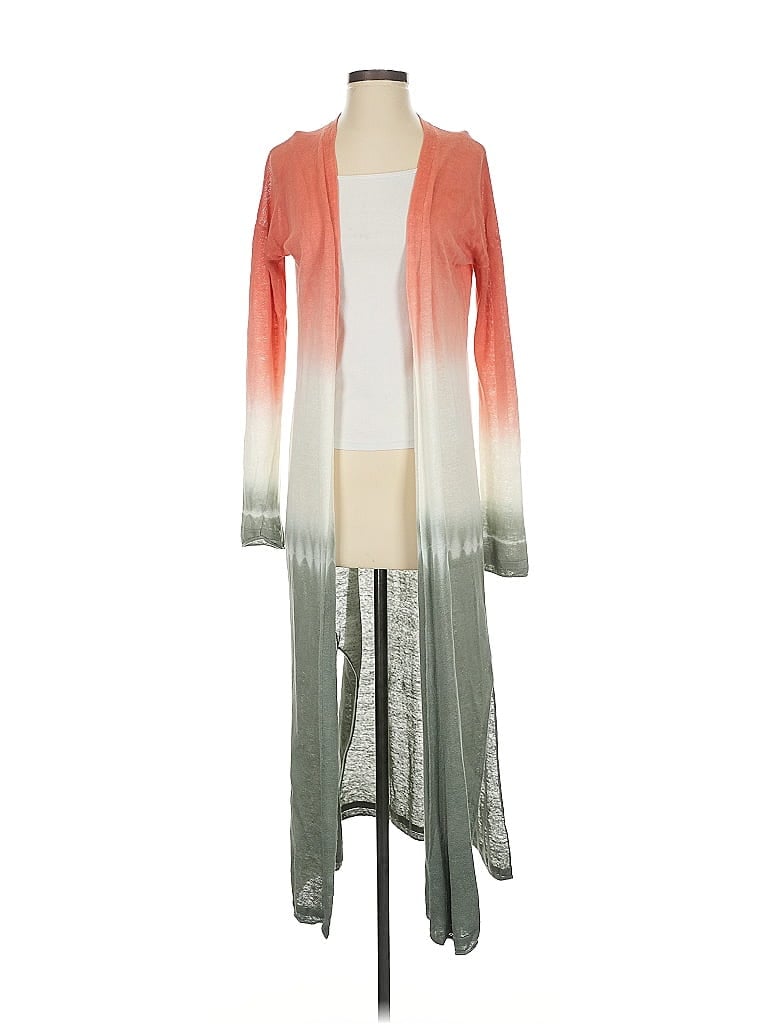 Pre-owned 360 Sweater Cardigan Sweater In Orange