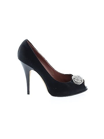 Giuseppe Zanotti Satin Rhinestone Heels (view 1)