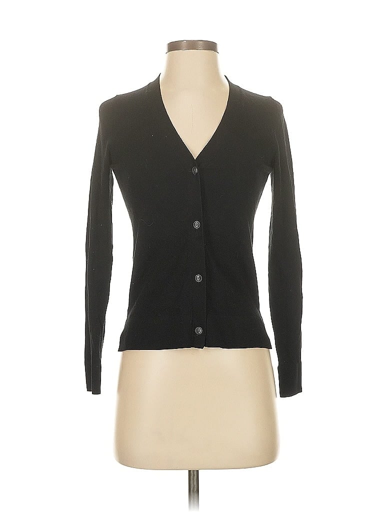 Pre-owned Ann Taylor Cardigan Sweater In Black