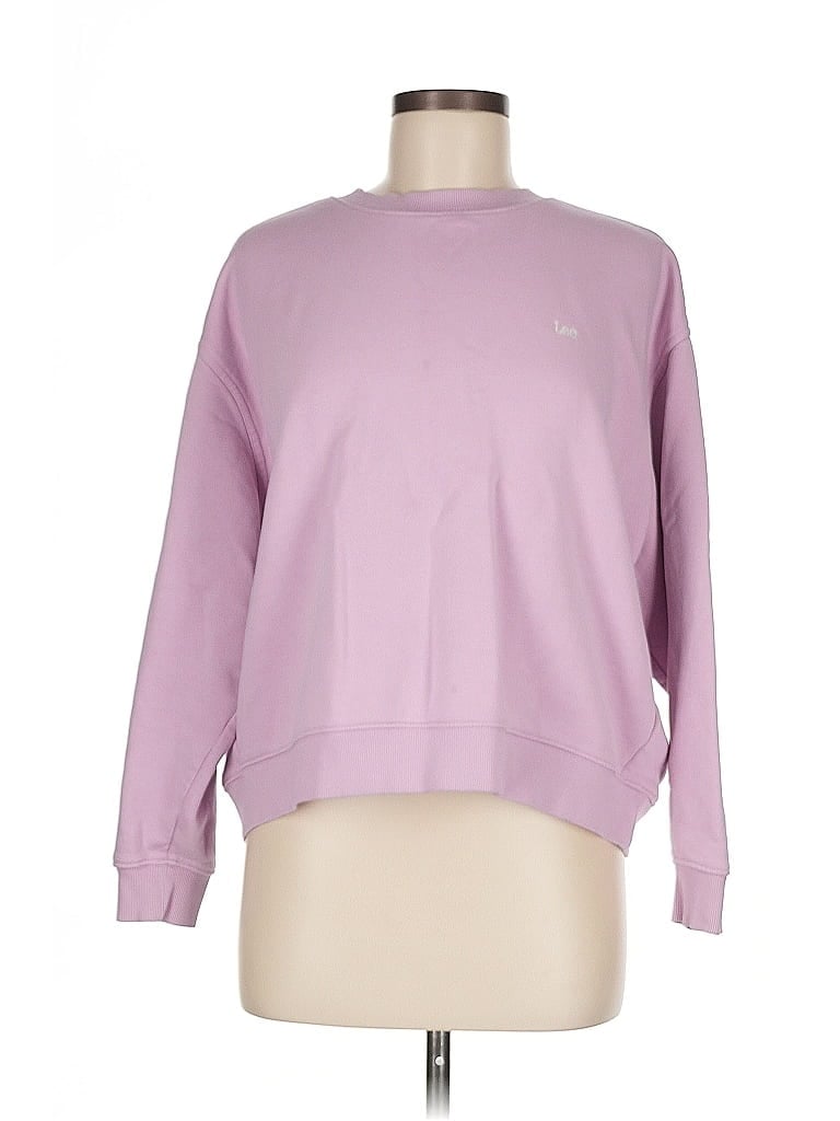 Pre-owned Lee Sweatshirt In Purple