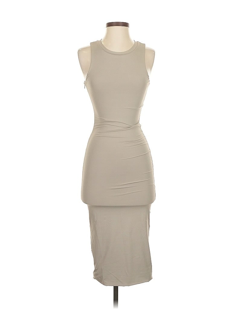 Pre-owned Vitality Active Dress In Gray