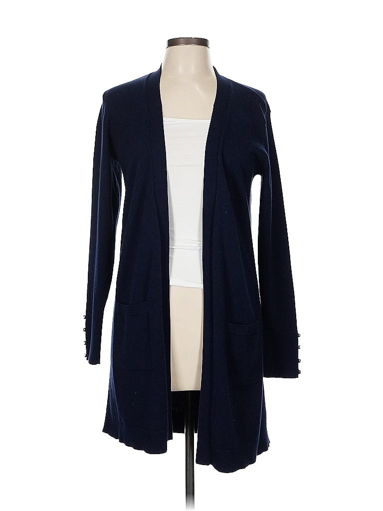 Pre-owned 89th & Madison Cardigan Sweater In Blue