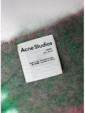 Acne Studios Mohair checked scarf (view 2)