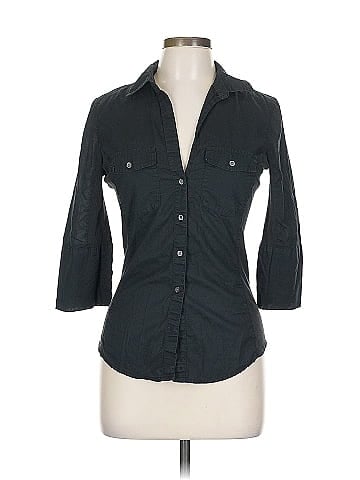 James Perse 3/4 Sleeve Button-Down Shirt (view 1)