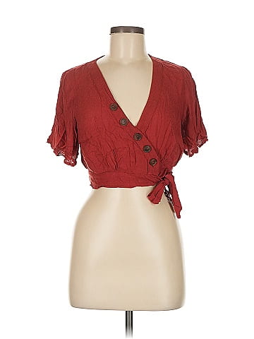 Xhilaration Short Sleeve Blouse (view 1)