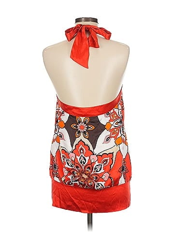 Bebe Sleeveless Silk Top (view 2)