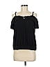 Torrid Black Short Sleeve Blouse Size Med Plus (00) - photo 1