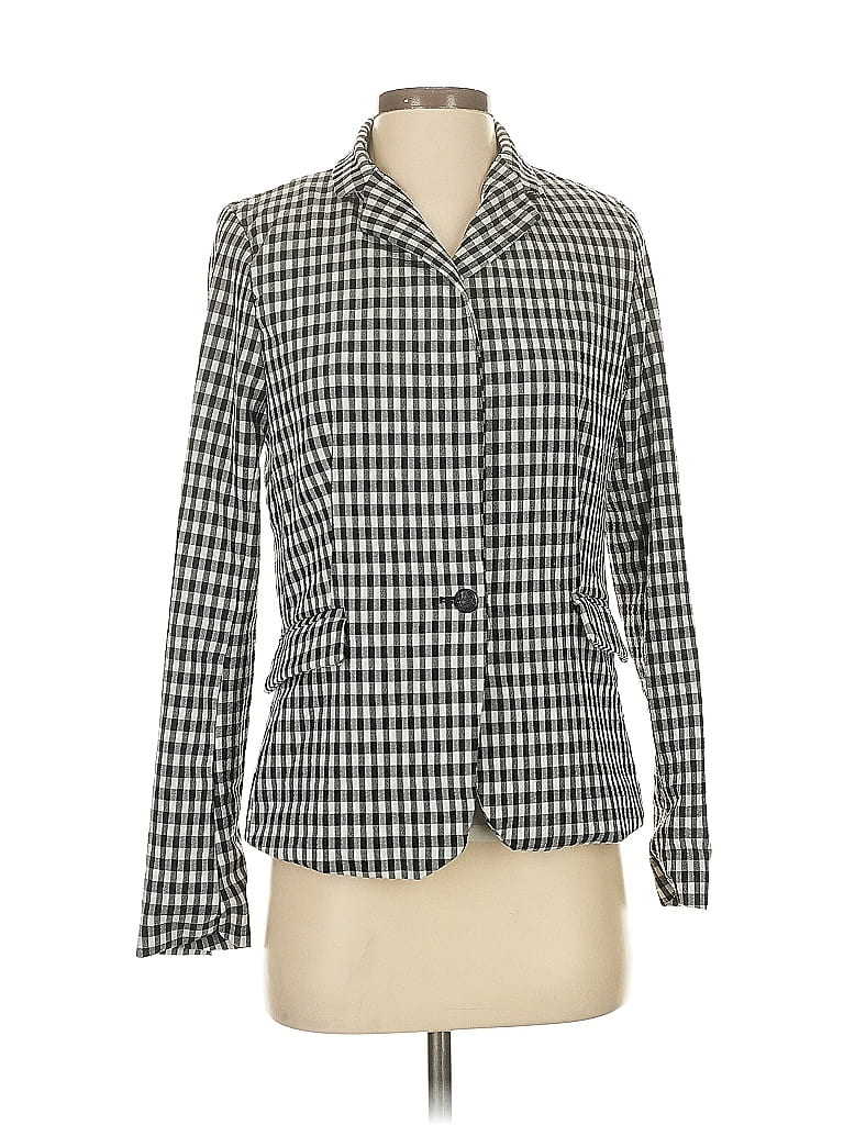Pre-owned Maison D' Amelie Blazer Jacket In Gray
