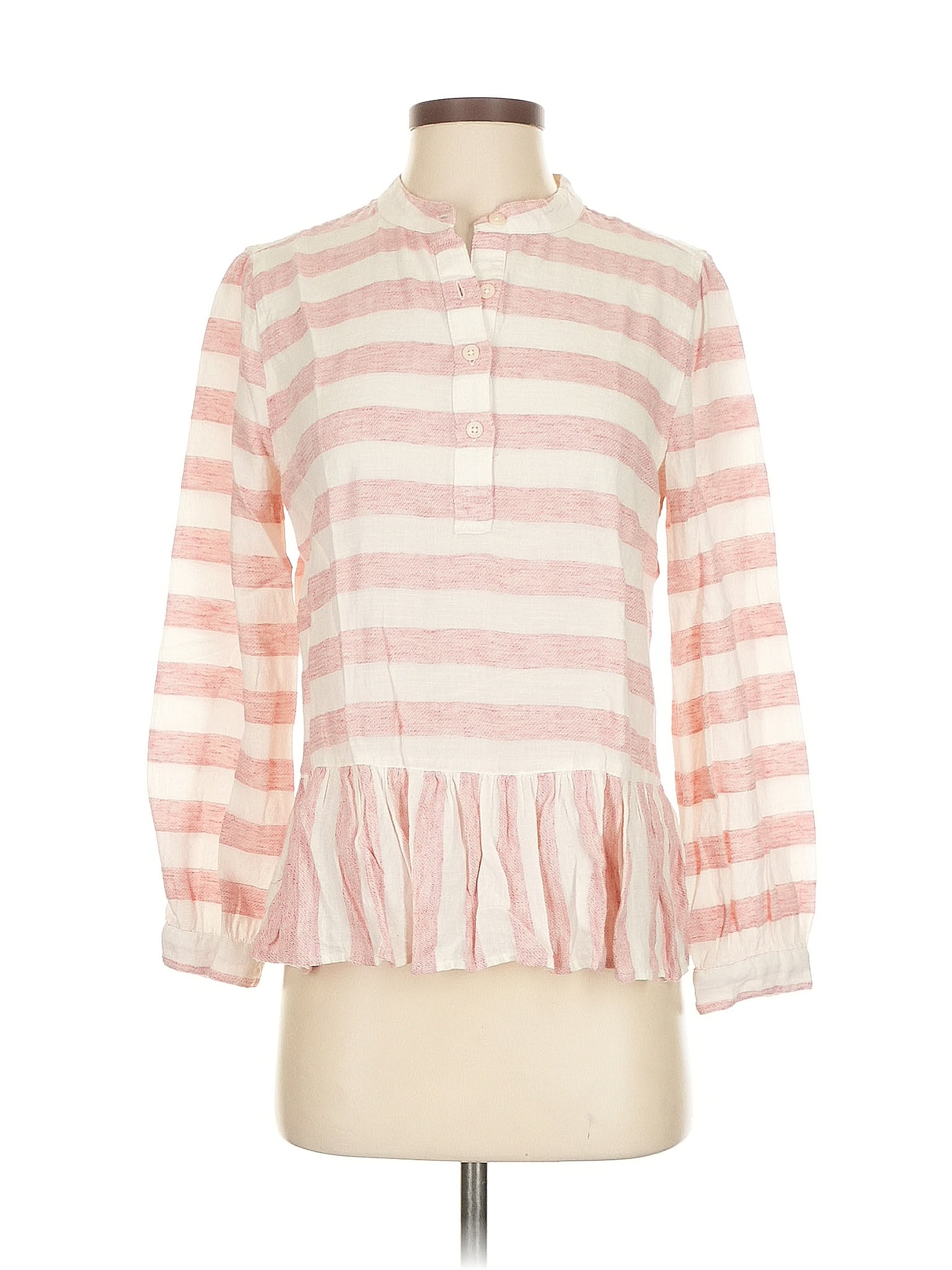 Lucky Brand Pink 3/4 Sleeve Blouse Size S