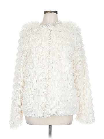 Main Strip Faux Fur Jacket (view 1)