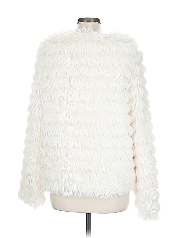 Main Strip Faux Fur Jacket (view 2)