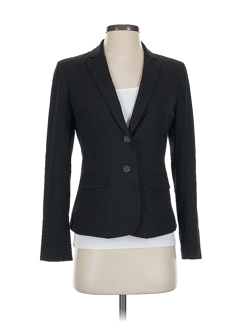 Pre-owned Ann Taylor Blazer Jacket In Black