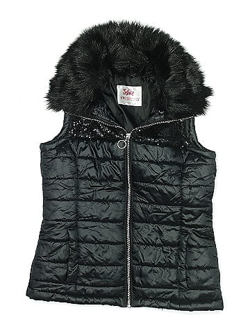 Justice Faux Fur Vest (view 1)