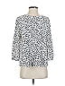 Ann Taylor 100% Polyester White 3/4 Sleeve Blouse Size S - photo 1
