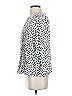 Ann Taylor 100% Polyester White 3/4 Sleeve Blouse Size S - photo 5