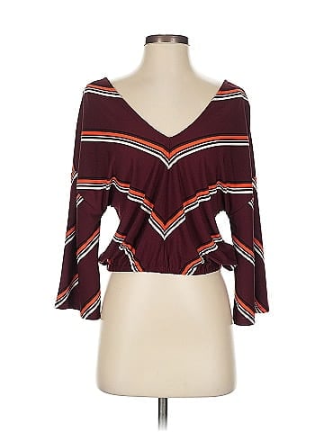 Express One Eleven 3/4 Sleeve Blouse (view 1)