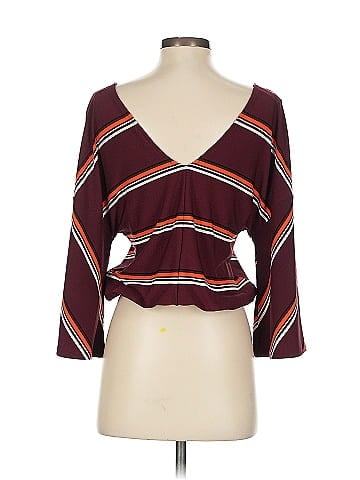 Express One Eleven 3/4 Sleeve Blouse (view 2)
