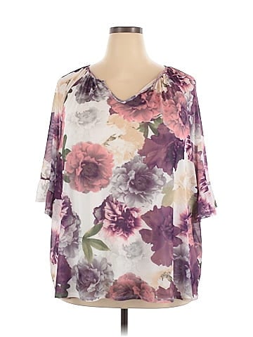 Catherines 3/4 Sleeve Blouse (view 1)