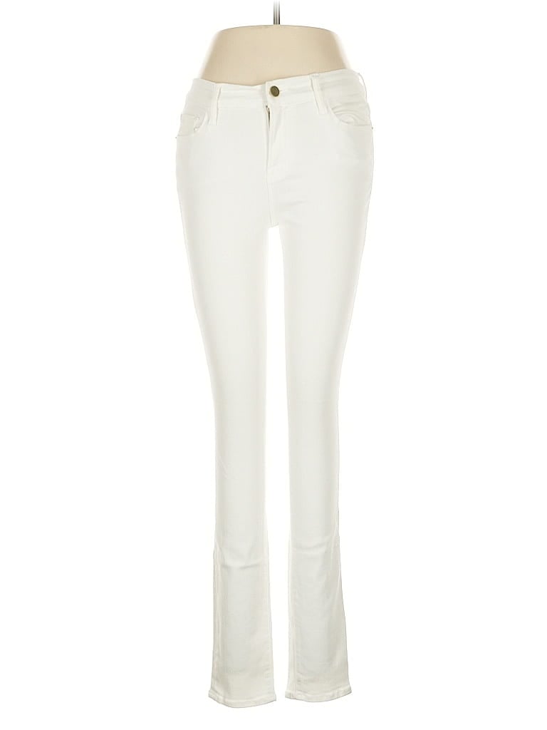 Pre-owned Frame Jeans In White