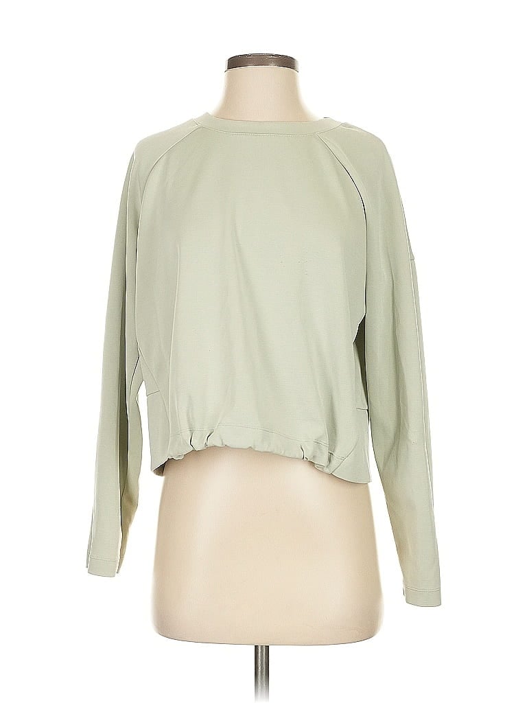 Pre-owned Flx 3/4 Sleeve T-shirt In Green