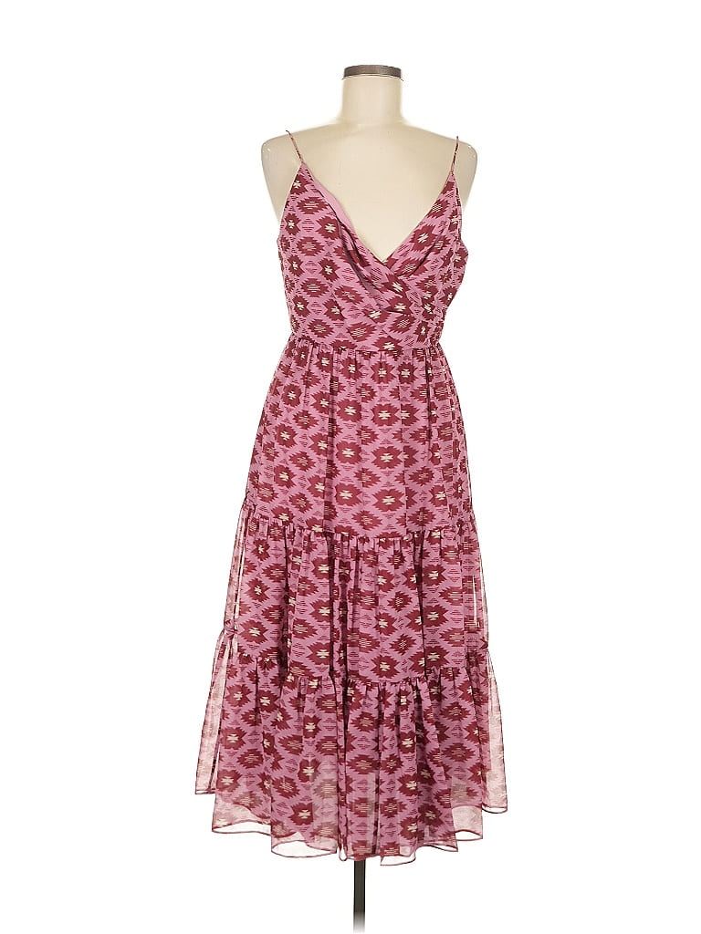 Sachin + Babi 100 Polyester Hearts Burgundy Cocktail Dress Size 8 69