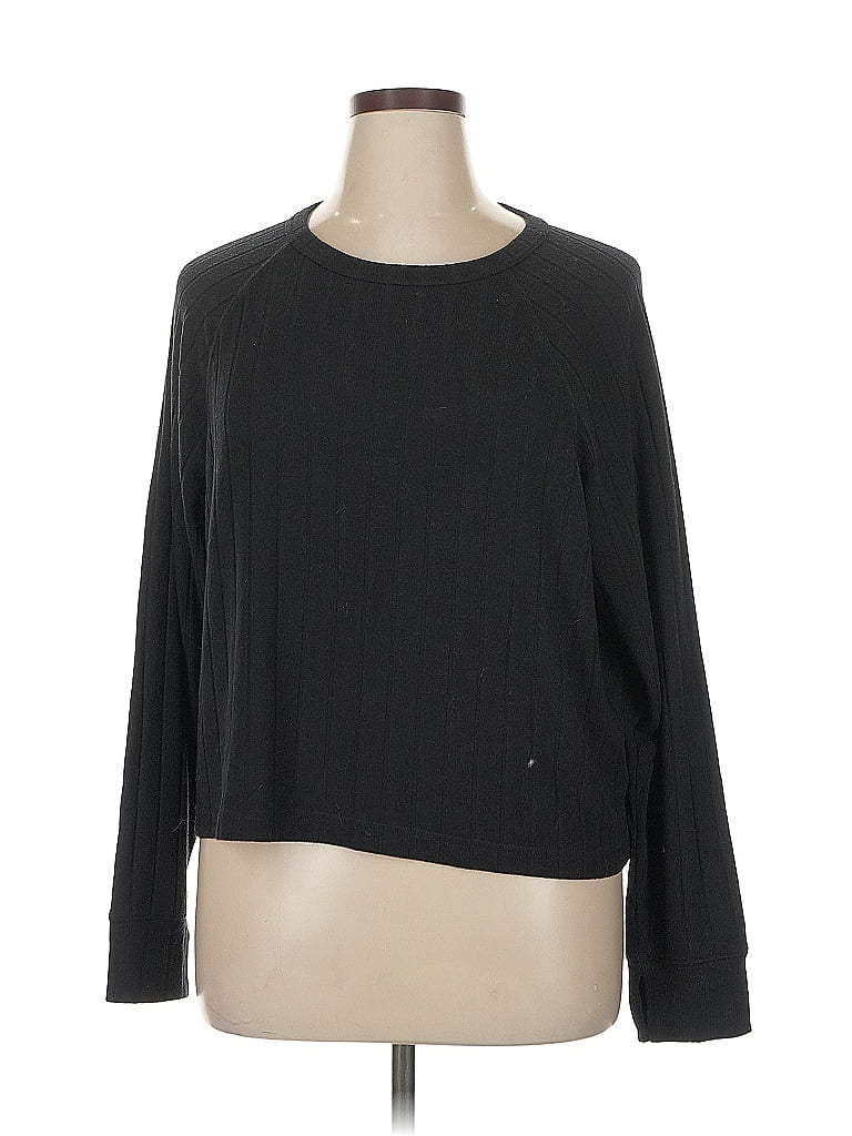 Pre-owned Offline By Aerie Pullover Sweater In Black