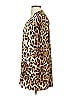 Assorted Brands Animal Print Brown Long Sleeve Blouse Size S - photo 5