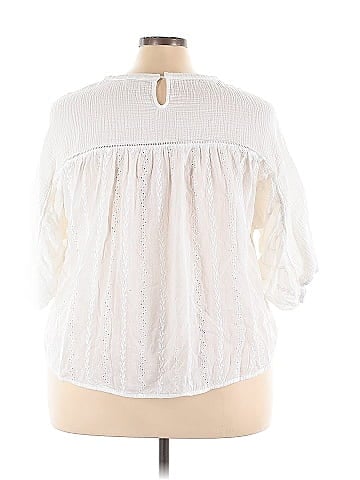 Easel 3/4 Sleeve Blouse (view 2)