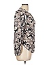 Chaser Camo Gray Long Sleeve Blouse Size L - photo 4