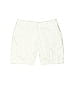 Peter Som Solid Ivory White Khaki Shorts Size 2 - photo 1